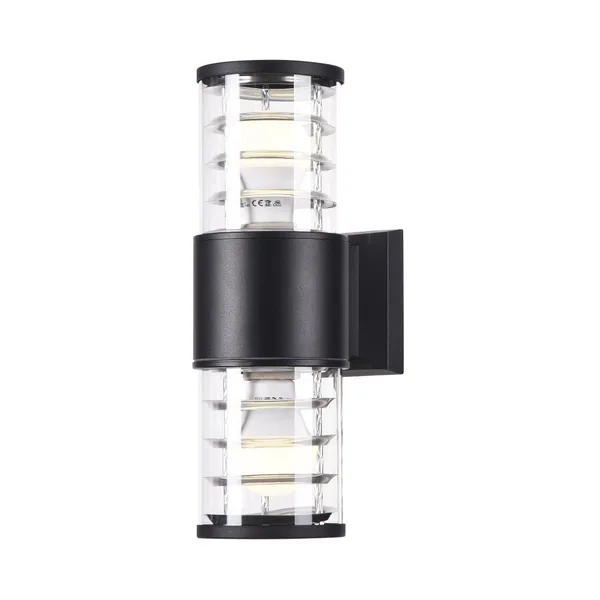 Бра 2*E27 60Вт Черный IP20 Bronx O576WL-02B Outdoor Maytoni