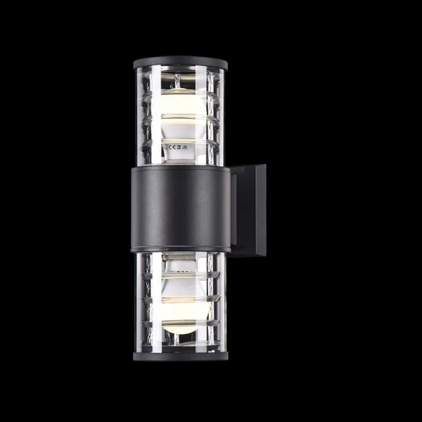 Бра 2*E27 60Вт Черный IP20 Bronx O576WL-02B Outdoor Maytoni — фото 2