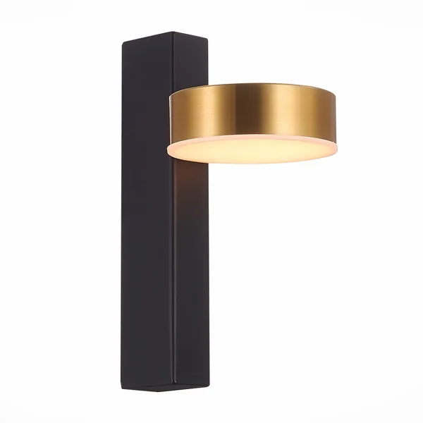 Светильник настенный Черный/Латунь LED 1*7Вт 3000К SL6000.301.01 ST LUCE