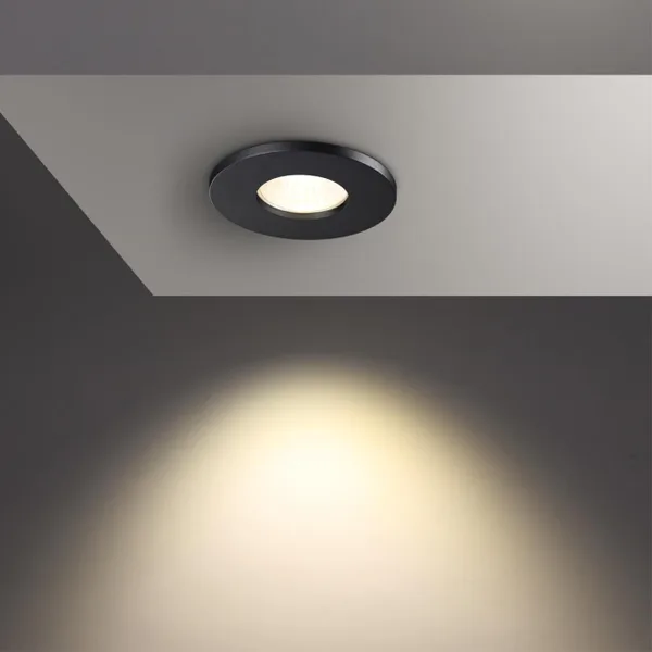 Св-к встр.влагозащ.IP44 GU10 50W 220V AQUA черный NOVOTECH — фото 2
