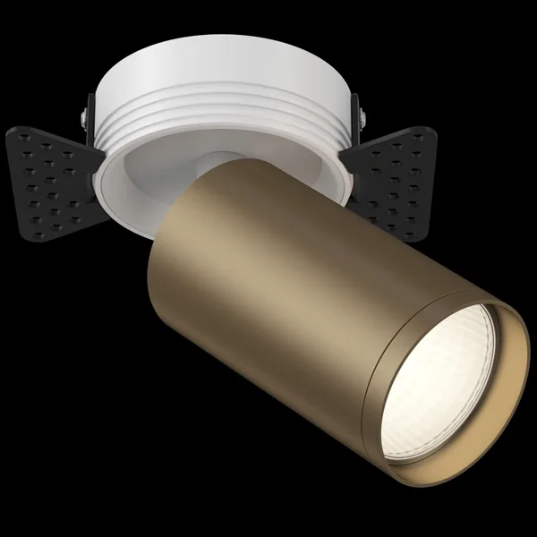 Встраиваемый светильник 1*GU10 10Вт Белый и Бронза матовая IP20 FOCUS S C058CL-1WBZ Technical Maytoni — фото 3