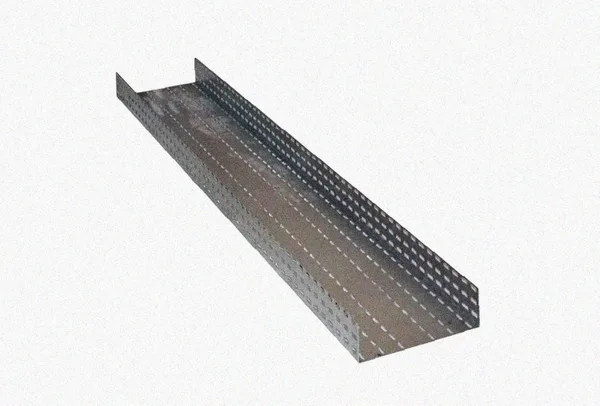Лоток перфорированный ЛМ 300х50х3000 УТ1,5, оцинкованный лист, S1,2 Курганский ЗЭМИ
