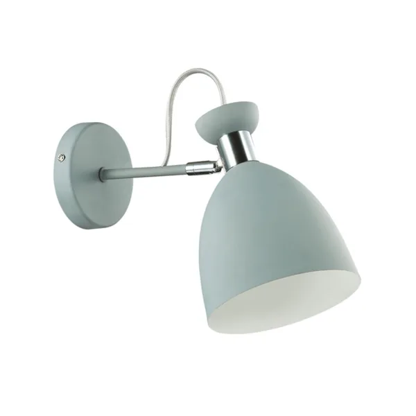 Бра E27 1*60W 220V KIZZY серый LUMION