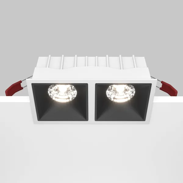 Встраиваемый светильник LED 30Вт Бело-черный IP20 Downlight DL043-02-15W4K-SQ-WB Technical Maytoni — фото 5