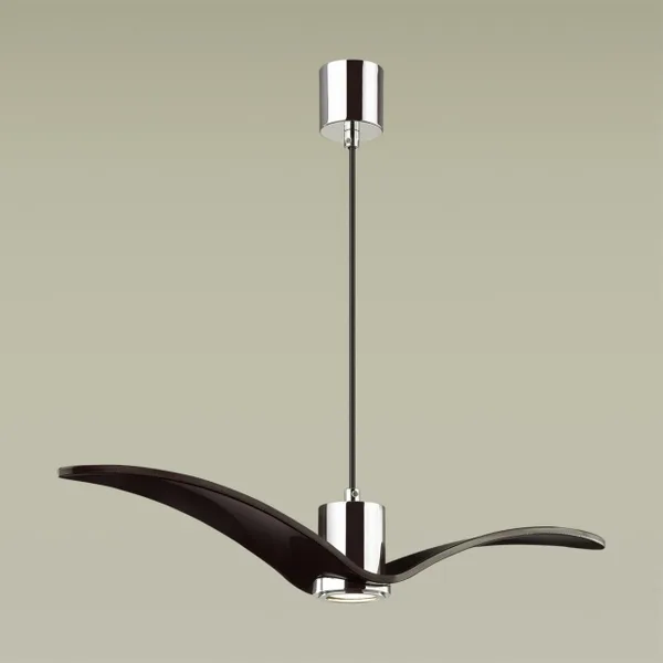Подвес GU10 1*5W BIRDS чёрный/хром/стекло C ODEON LIGHT — фото 3