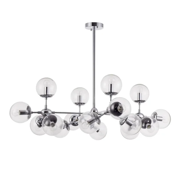 Подвесной светильник 16*E14 60Вт Хром IP20 Richard FR5596PL-16CH Freya