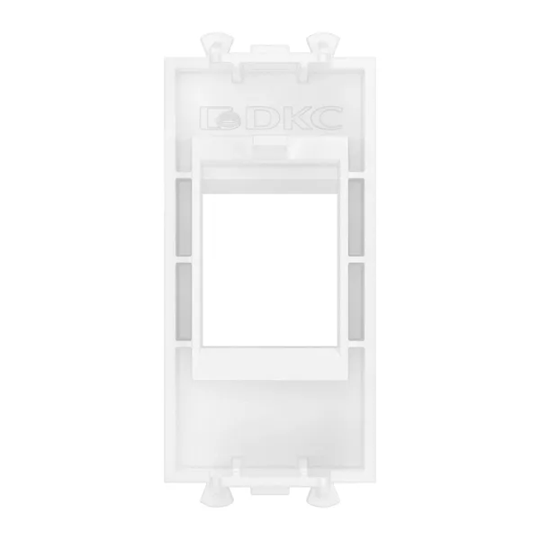 Адаптер без шторки для Keystone, "Avanti", "Белое облако", 1 модуль DKC — фото 4