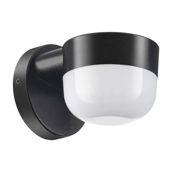 Ландшафтный настенный св-к LED 4000K 12W 220V OPAL чёрный NOVOTECH