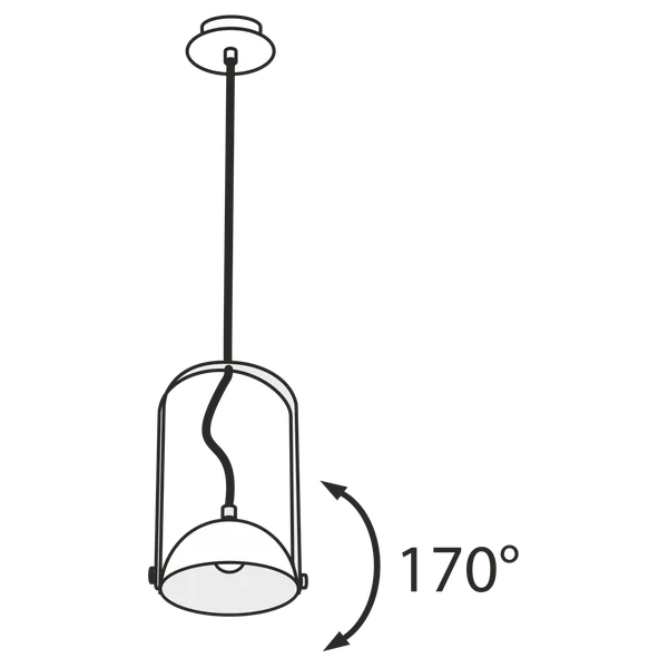 Подвесной светильник 6Вт 3000K Черный IP20 Hygge MOD047PL-L5B3K Technical Maytoni — фото 2