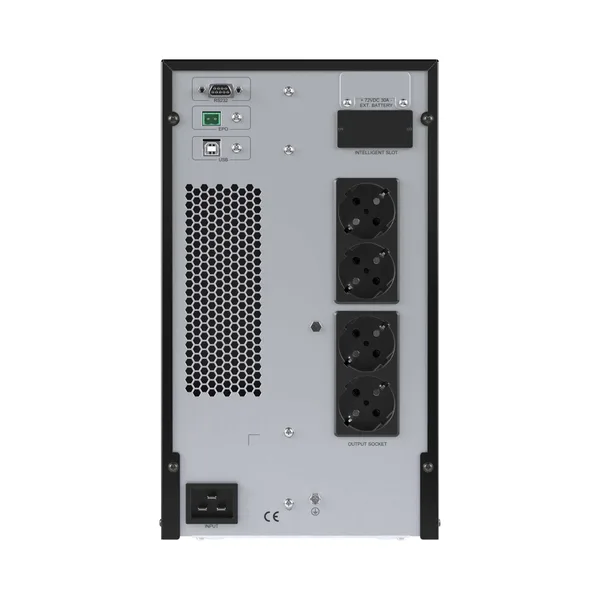 Онлайн ИБП ДКС серии Small Tower, 2000 ВА/1800 Вт, 1/1, 4xSchuko, EPO, USB, RS-232, RJ45, 6x7Ач DKC — фото 4