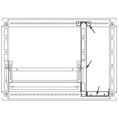 Комплект для создания кабельного отсека, для шкафов DAE/CQE 1800 x 800 DKC