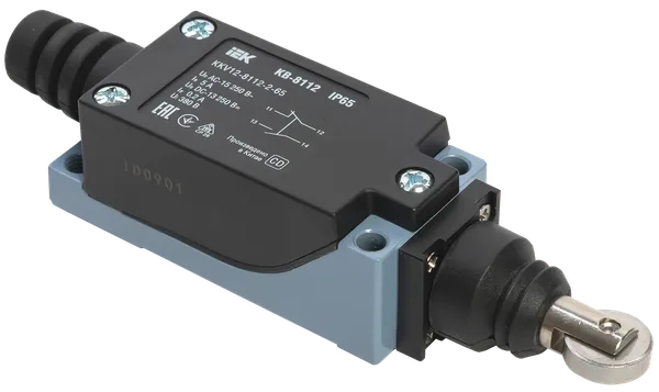 Выключатель концевой КВ-8112 толкатель с роликом IP65 IEK