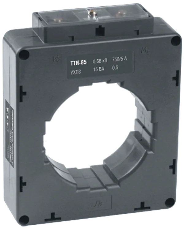 Трансформатор тока ТТИ-85 750/5А 15ВА 0,5 IEK
