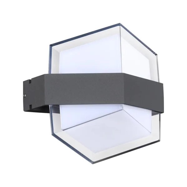 Ландшафтный настенный св-к IP54 LED 4000K 12W 85-265V KAIMAS темно-серый B NOVOTECH