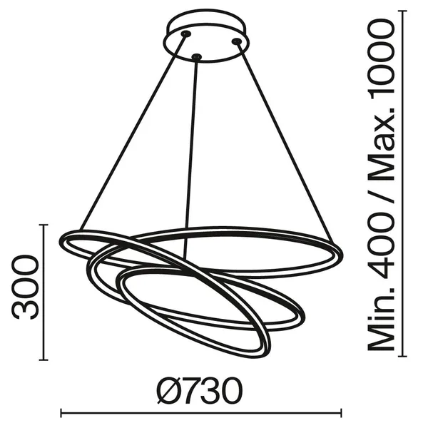 Подвесной светильник 2*LED 79Вт Белый IP20 Nola MOD100PL-L88WK1 Maytoni — фото 4