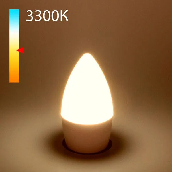 Светодиодная лампа свеча E27 6Вт 3300К (a057935) Elektrostandard
