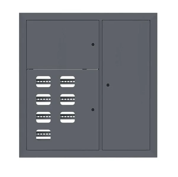 Щит этажный 7 кв, RAL7024 (1000х950х150) PROxima EKF