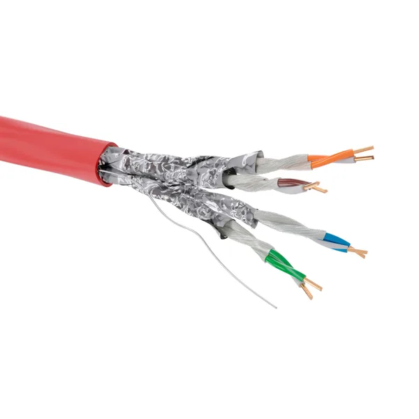 Кабель CAT 5е, U/FTP, нг(А)-FRHF, бухта 305м, красный DKC