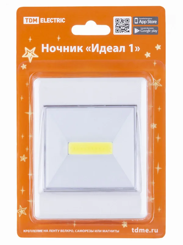 Ночник "Идеал 1", 2 Вт, 4хААА, магнит, TDM — фото 6