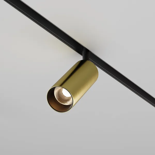 Трековый светильник LED 12Вт Черный и Латунь IP20 Magnetic track system Exility TR032-4-12W3K-M-DS-BBS Technical Maytoni — фото 2