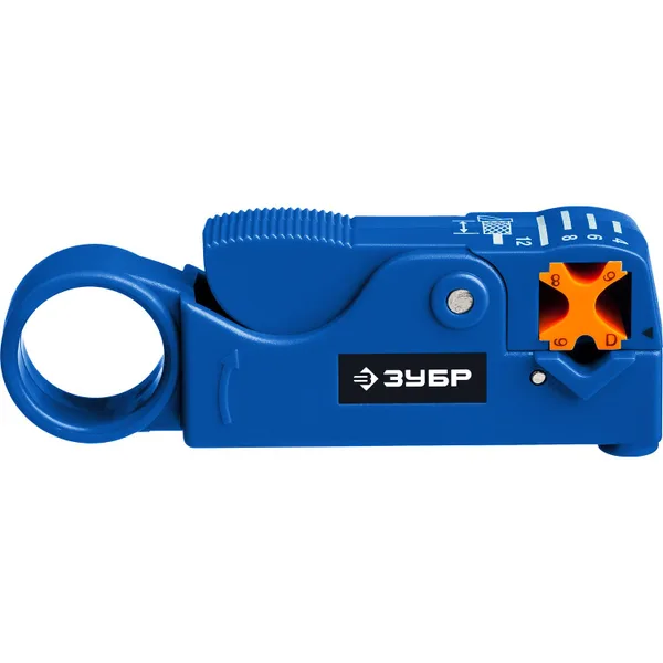 COAX-3 стриппер коаксиальных кабелей, RG58/RG59/RG6, Профессионал ЗУБР