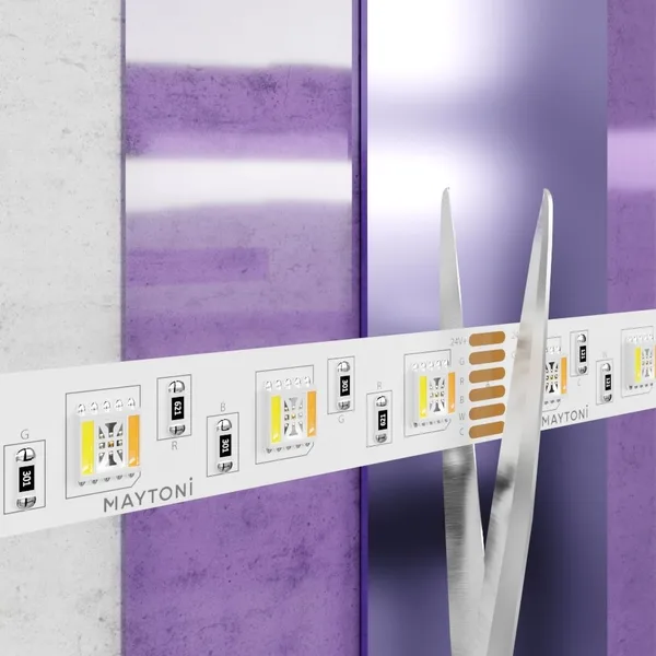 Лента светодиодная 24В 5050 20Вт/м 60LED/м RGB-MIX 5м IP20 20039 Technical Maytoni — фото 3