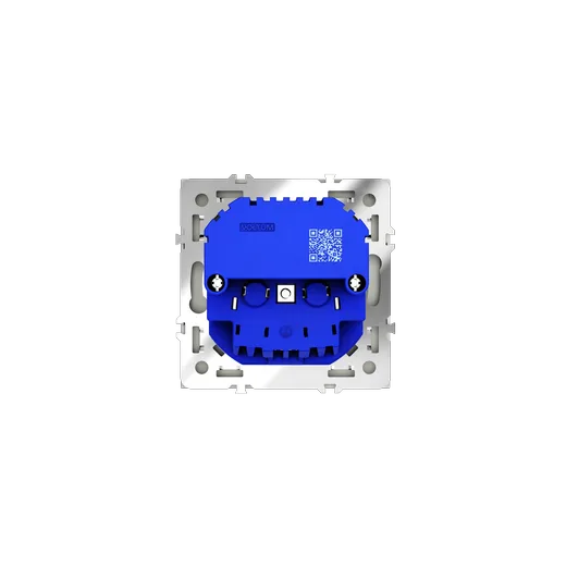 Розетка встраиваемая Voltum S70 с заземлением и защитными шторками, 16А, с USB, A+A, (сталь) — фото 6