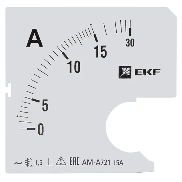 Шкала сменная для A721 15/5А-1,5 PROxima EKF