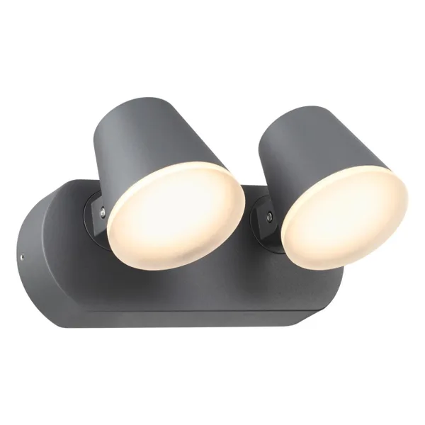 Ландшафтный настенный св-к LED 3000К 20W 220-240V KAIMAS темно-серый NOVOTECH — фото 3