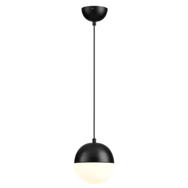 Подвес E27 1*40W PINGA черный/металл/белый/стекло ODEON LIGHT — фото 4