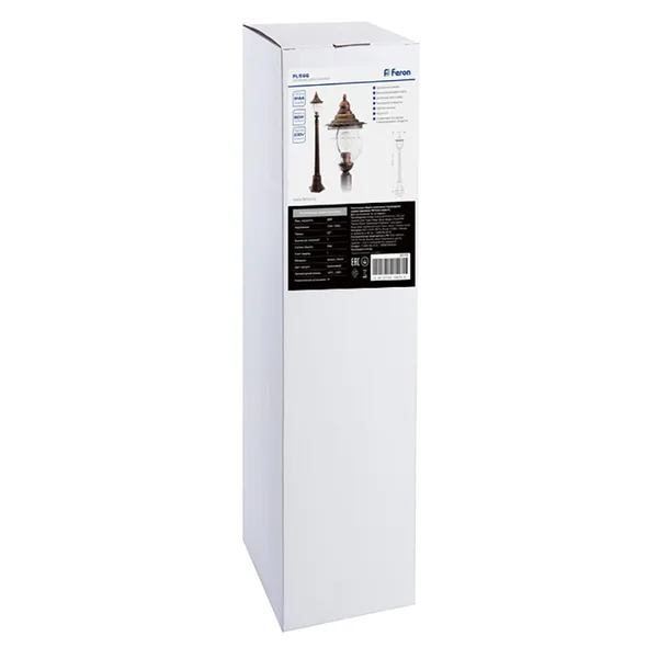 Светильник садово-парковый Feron PL596 столб 60W 230V E27, коричневый — фото 2