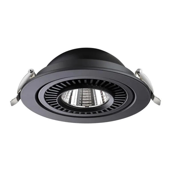 Св-к встр.св/д IP20 LED 18W 1600Лм 4000K 220V GESSO черный NOVOTECH — фото 5