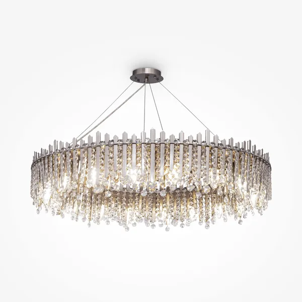 Подвесной светильник 18*E14 40Вт Никель IP20 Rocio MOD036PL-18N Maytoni — фото 3