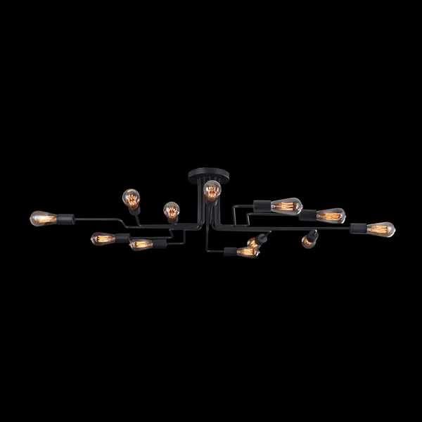 Потолочный светильник 12*E27 60Вт Черный IP20 Gilbert T532CL-12B Maytoni — фото 6