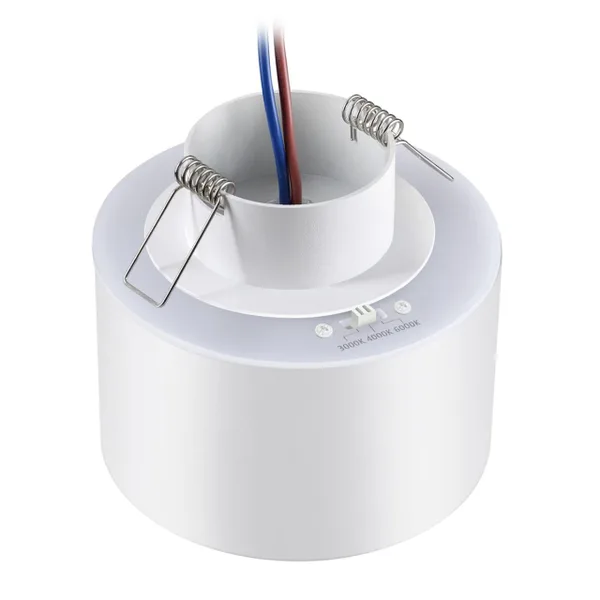 Св-к встр.с перекл.цв.темп.IP20 LED 3000К/4000К/6000К 12W вниз + 3W вверх белый GIRO NOVOTECH — фото 4