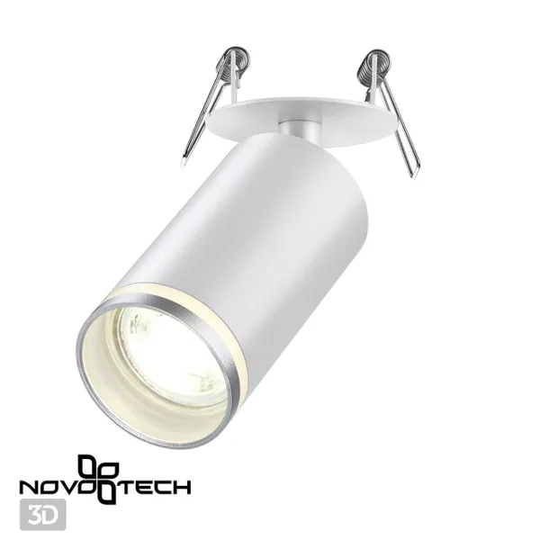 Светильник встр.IP20 GU10 9W 220V ULAR белый NOVOTECH — фото 2