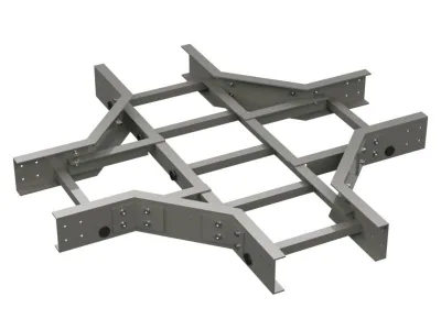 Х-ответвитель 750x150, стеклопластик G5 DKC