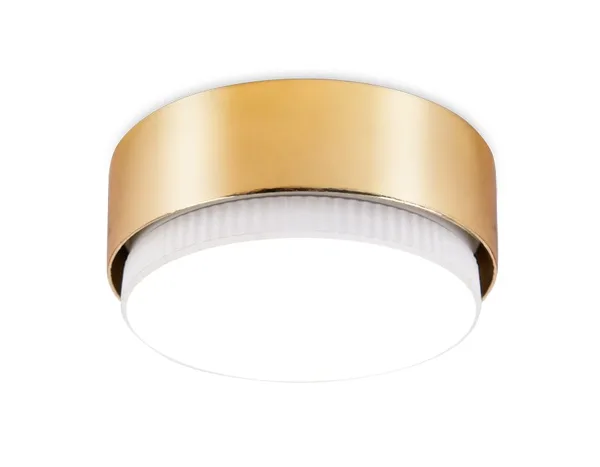 Накладной точечный светильник G102 GD золото GX53 D82*25 Ambrella Light