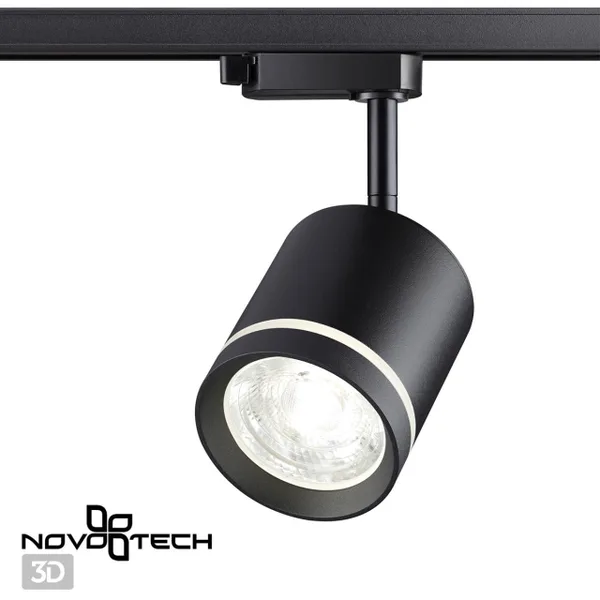 Св-к трековый IP20 LED 15W 1300Лм 4000K 85-265V черный ARUM NOVOTECH — фото 4