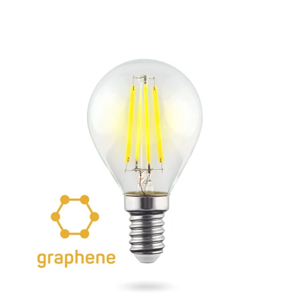 Лампа св/д E14 6,5Вт 2800K Прозрачный Globe E14 9W Graphene 7136 Voltega — фото 2