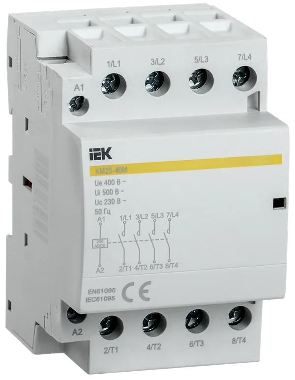Контактор модульный КМ25-40М AC/DC IEK