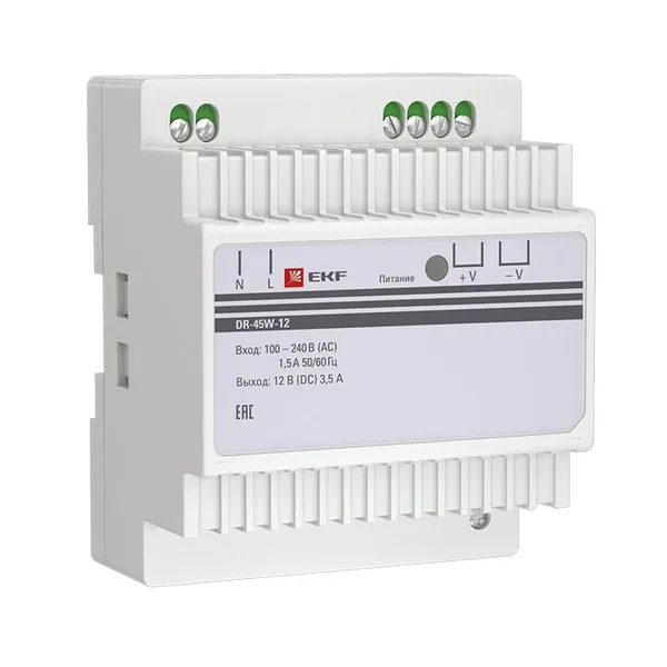 Блок питания 12В DR-45W-12 PROxima EKF