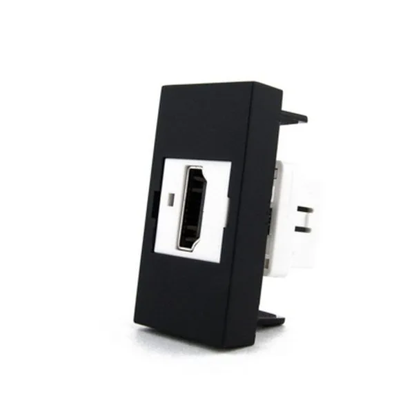 Розетка HDMI черная (механизм) Livolo — фото 5