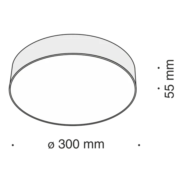 Потолочный светильник 43Вт 4000K Белый IP22 Zon C032CL-L43W4K Technical Maytoni — фото 3