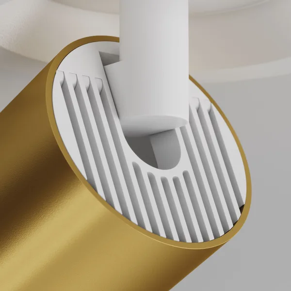 Потолочный светильник 1*GU10 10Вт Белый и Матовое золото IP20 Ceiling & Wall C048CL-U-1WMG Technical Maytoni — фото 3
