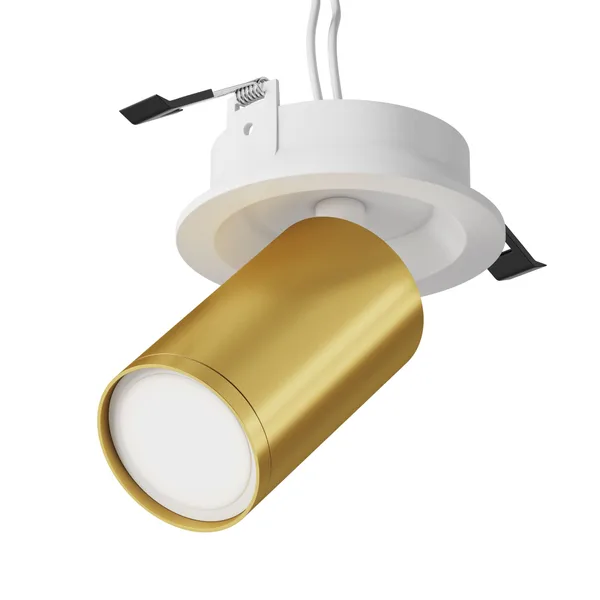 Потолочный светильник 1*GU10 10Вт Белый и Матовое золото IP20 Ceiling & Wall C048CL-U-1WMG Technical Maytoni — фото 2