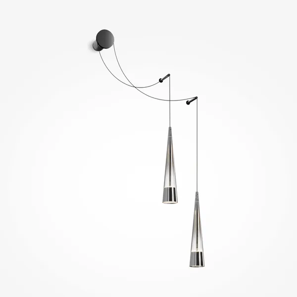Настенный светильник (бра) 2*LED 24Вт Хром IP20 Sintesi P090WL-L24CH3K Maytoni — фото 4