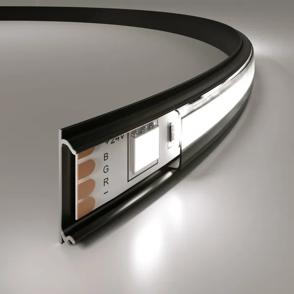 Гибкий алюминиевый профиль для светодиодной ленты черный (a053629) Elektrostandard