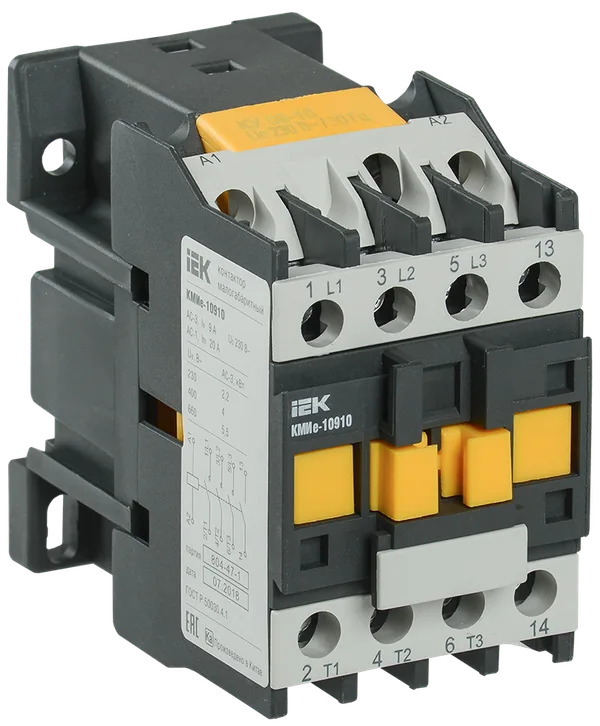 Контактор КМИе-10911 9А 110В/АС3 1НЗ IEK