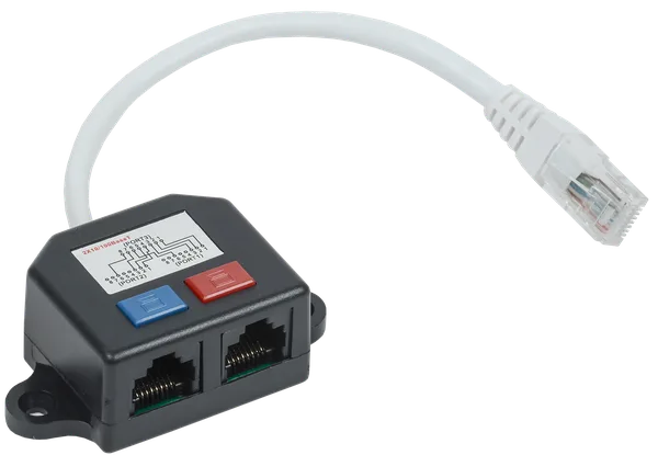 ITK Разветвитель (Y-адаптер) кат.5E 2xRJ45-1хRJ45